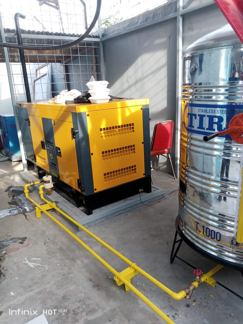 Unit genset Isuzu