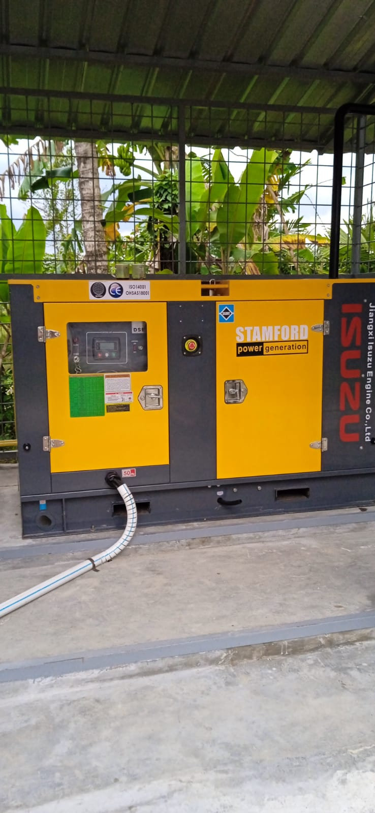 Unit genset Isuzu