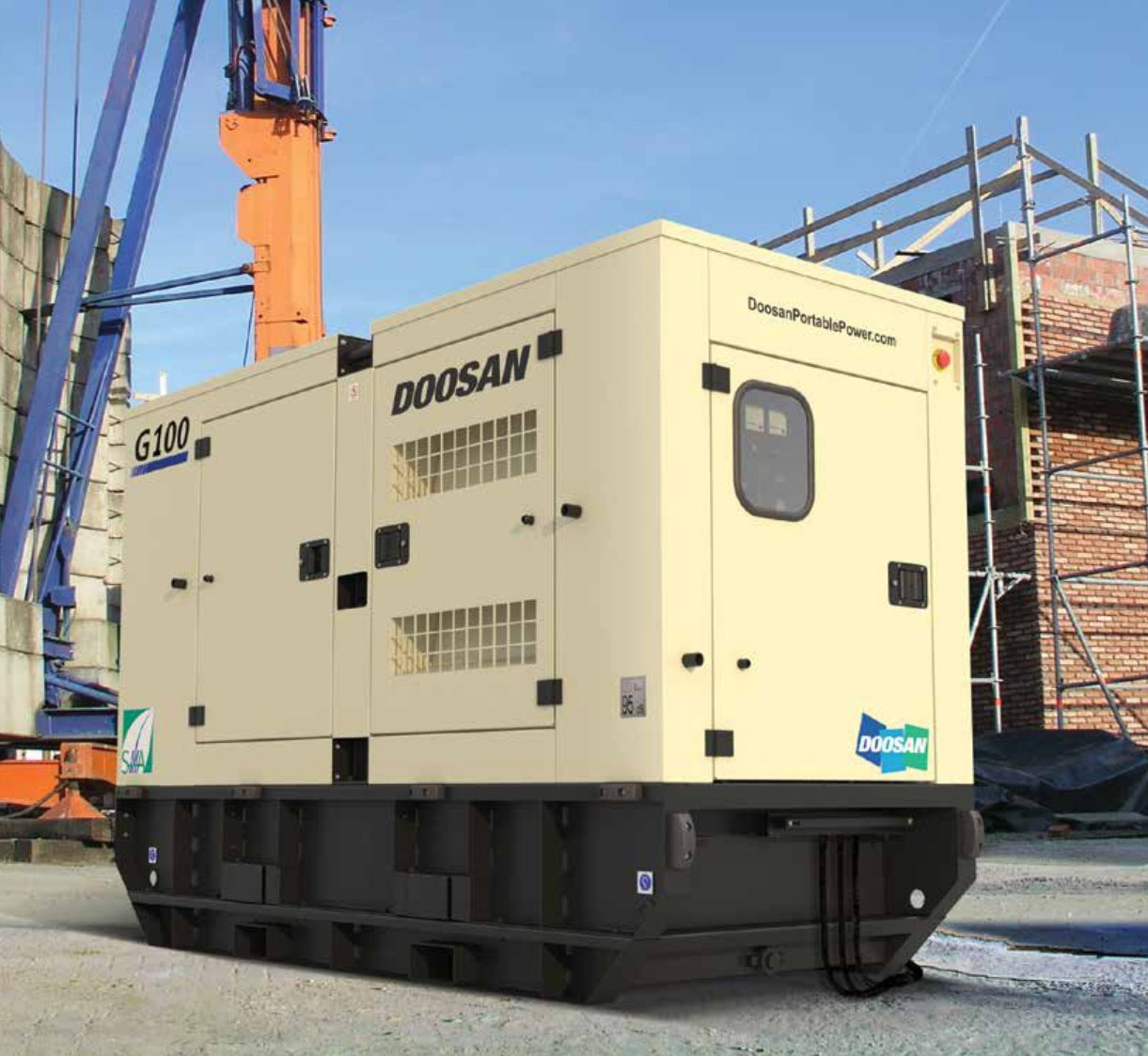 Unit genset Doosan