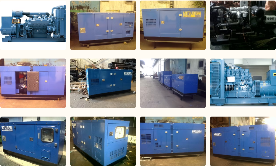 Unit genset Mitsubishi